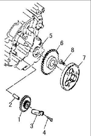 125RT Starting  Clutch