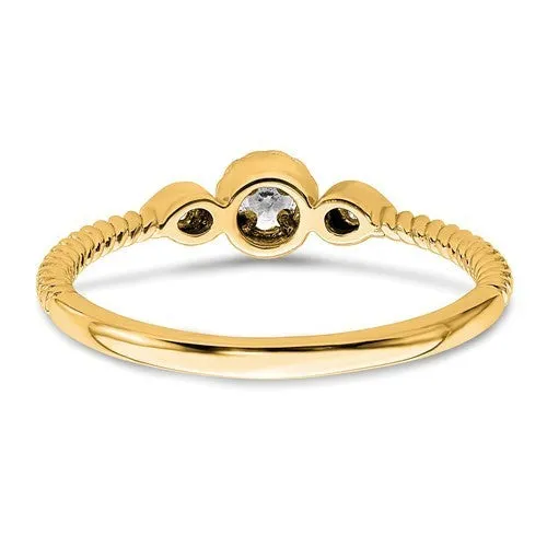 14K Yellow Gold