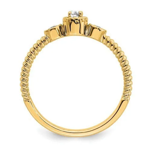 14K Yellow Gold