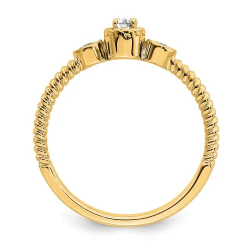 14K Yellow Gold