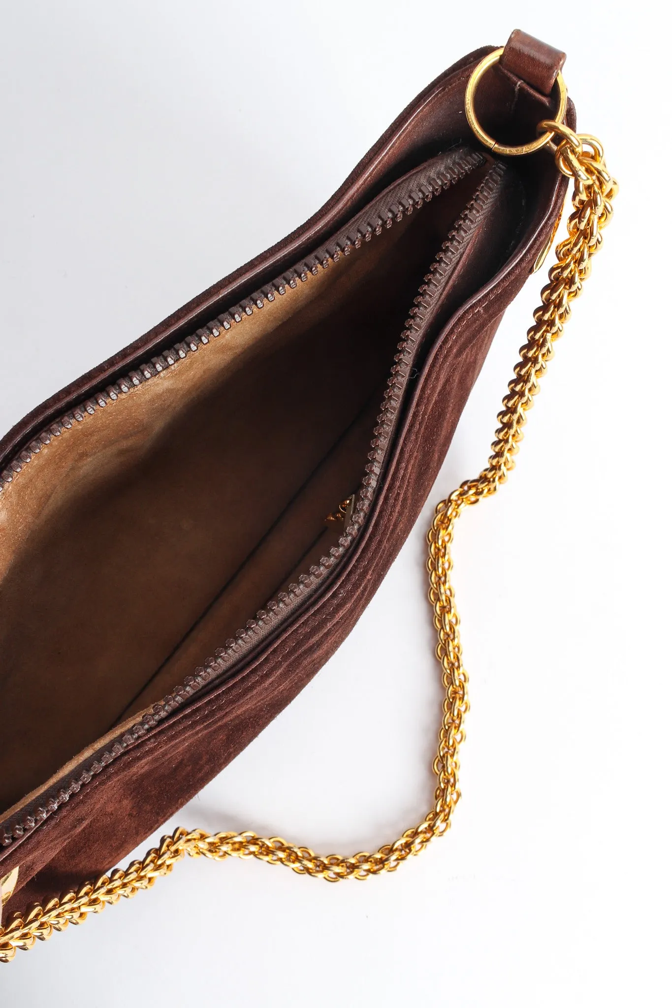 1970s Suede Shoulder Bag