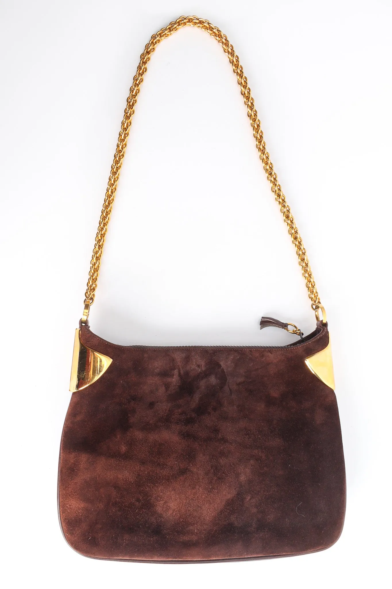 1970s Suede Shoulder Bag
