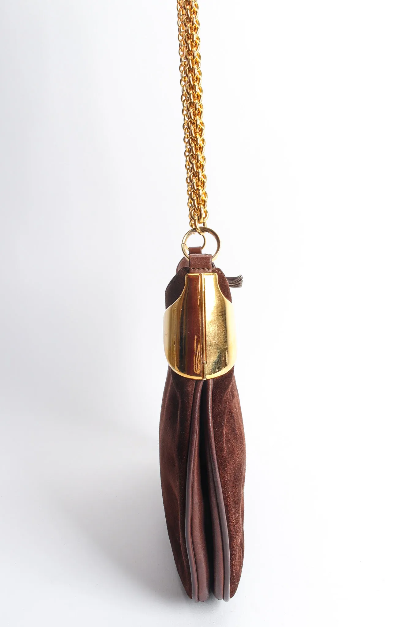 1970s Suede Shoulder Bag