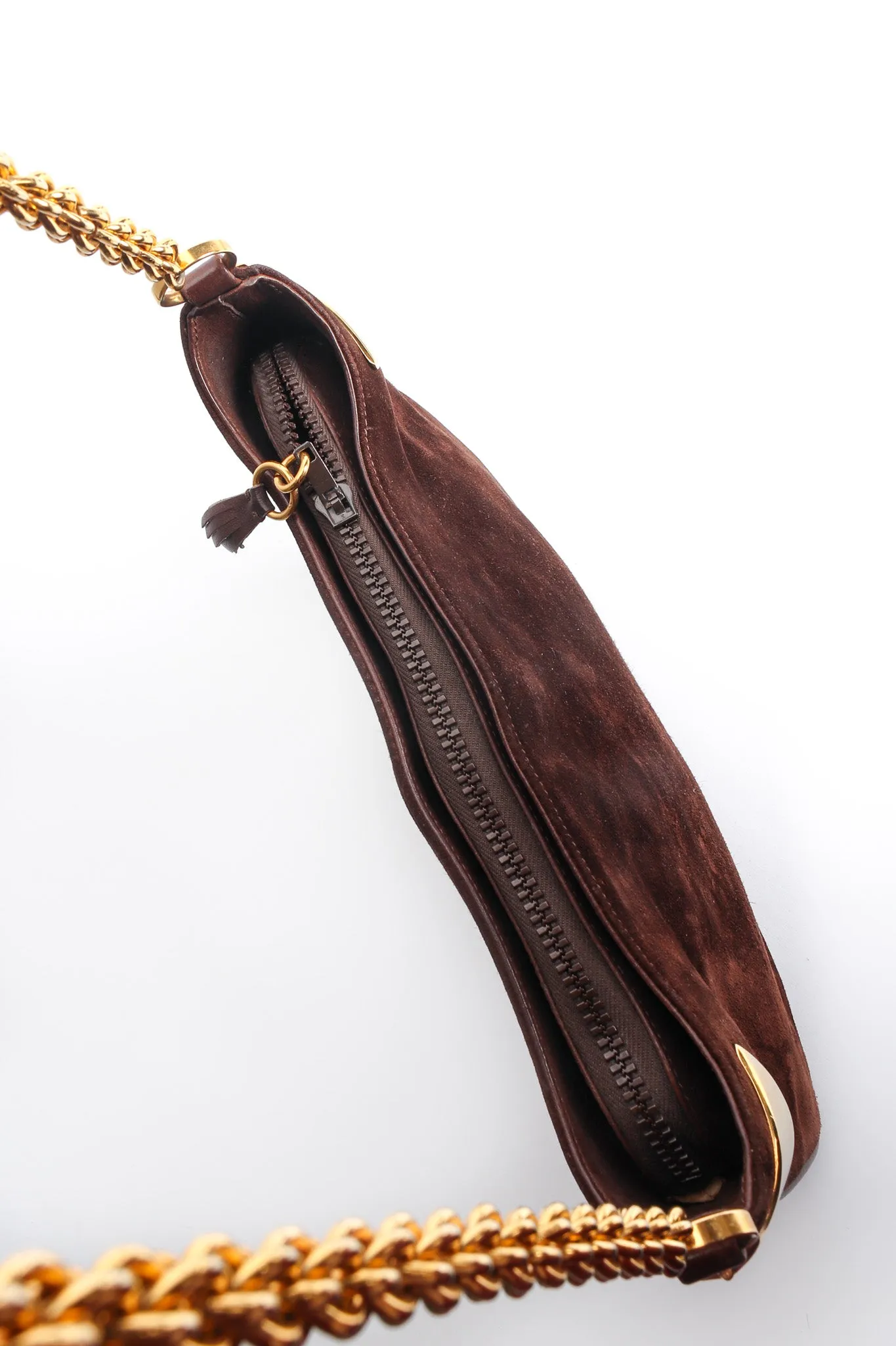 1970s Suede Shoulder Bag