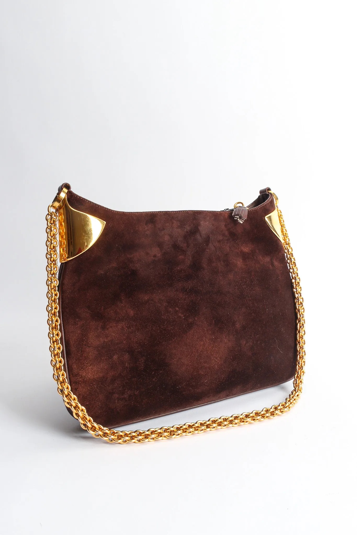 1970s Suede Shoulder Bag