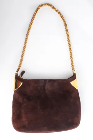 1970s Suede Shoulder Bag