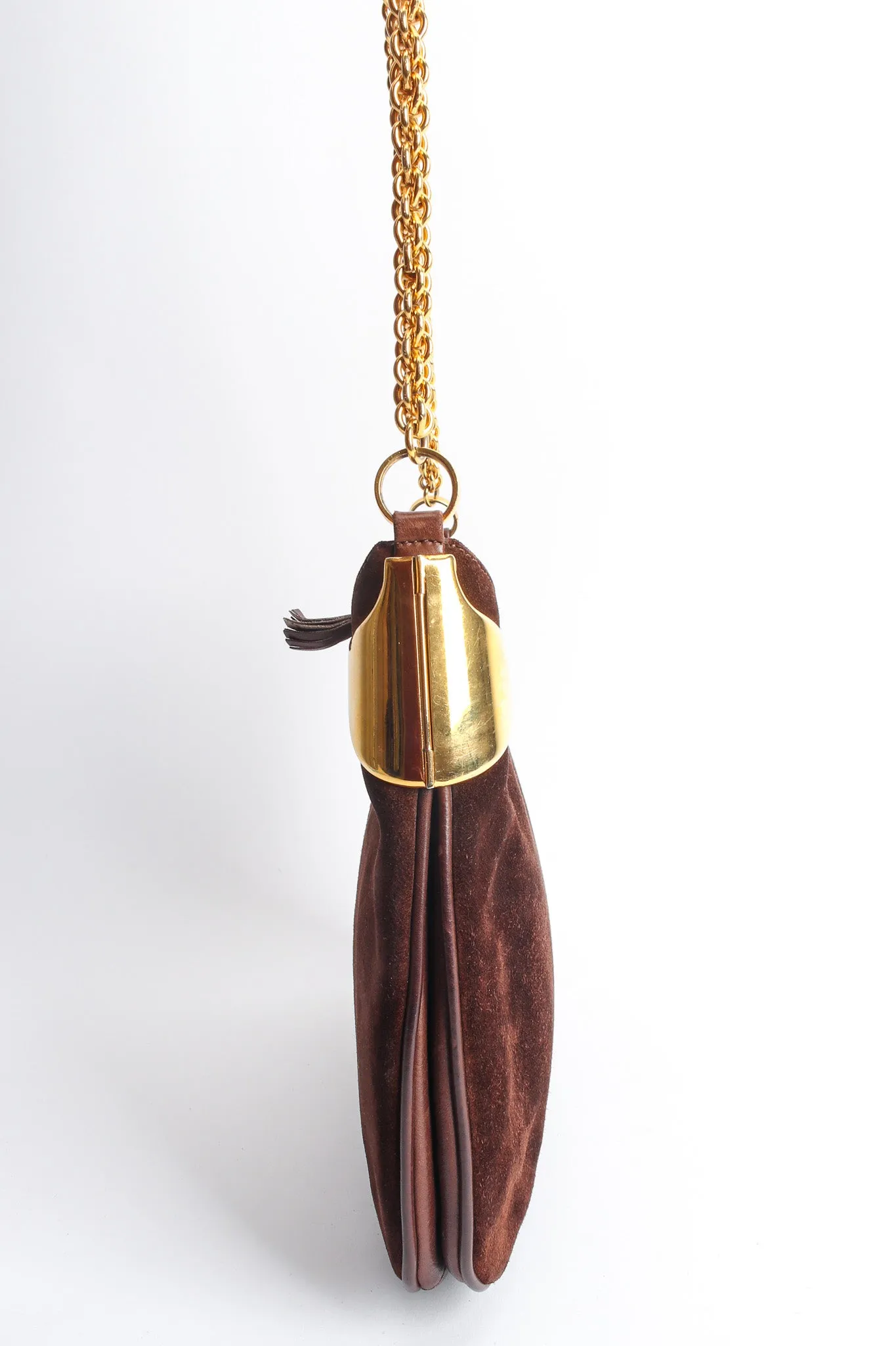 1970s Suede Shoulder Bag