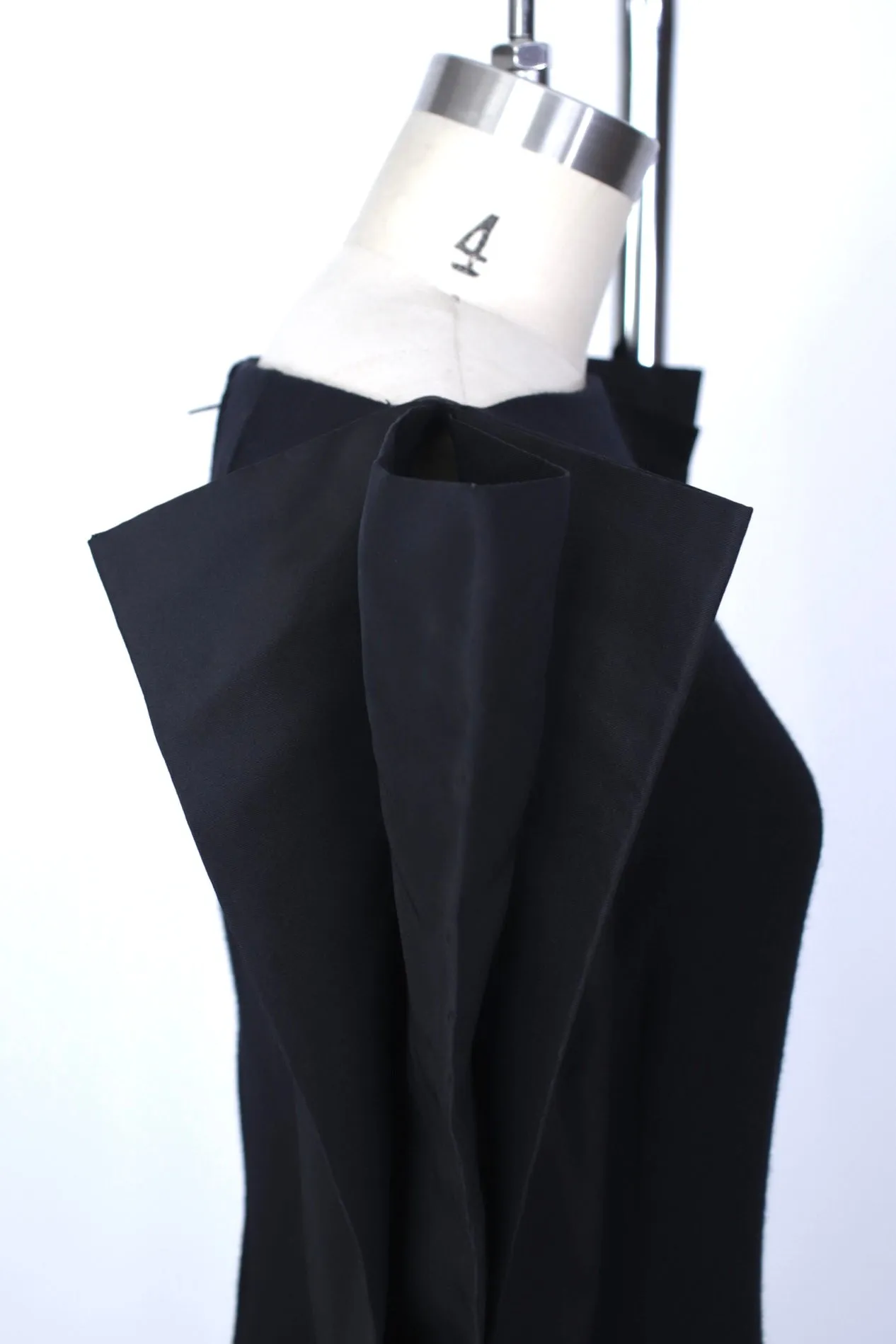 1980s Pauline Trigère Structured Cocktail Dress