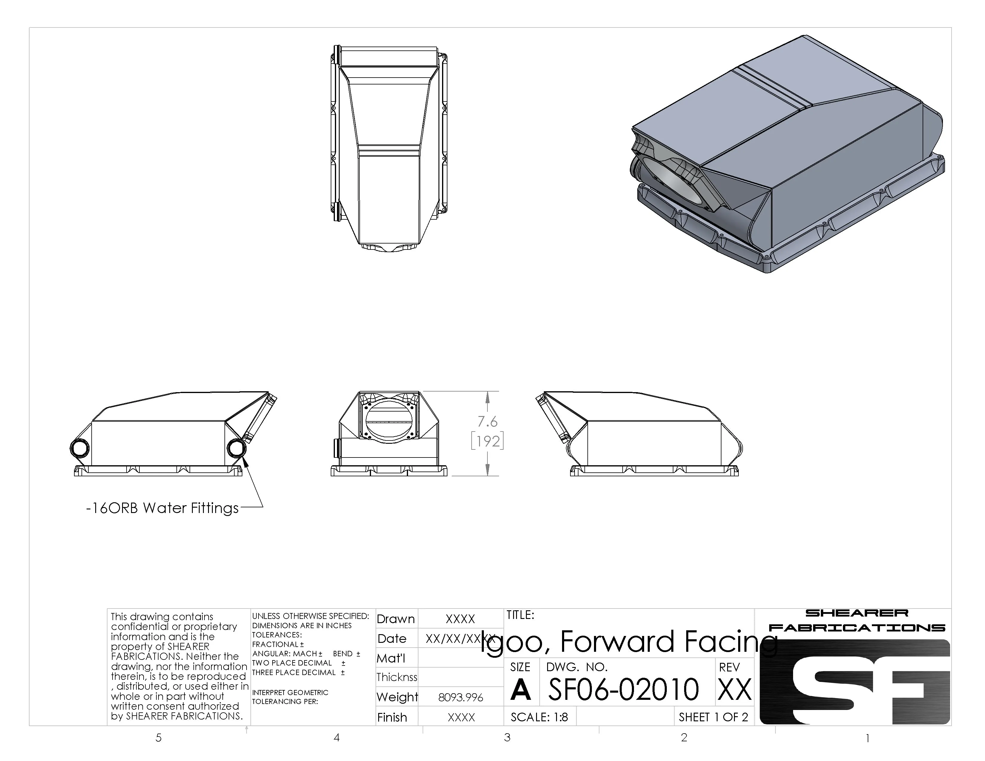 2000hp Igloo Cooler Low Profile