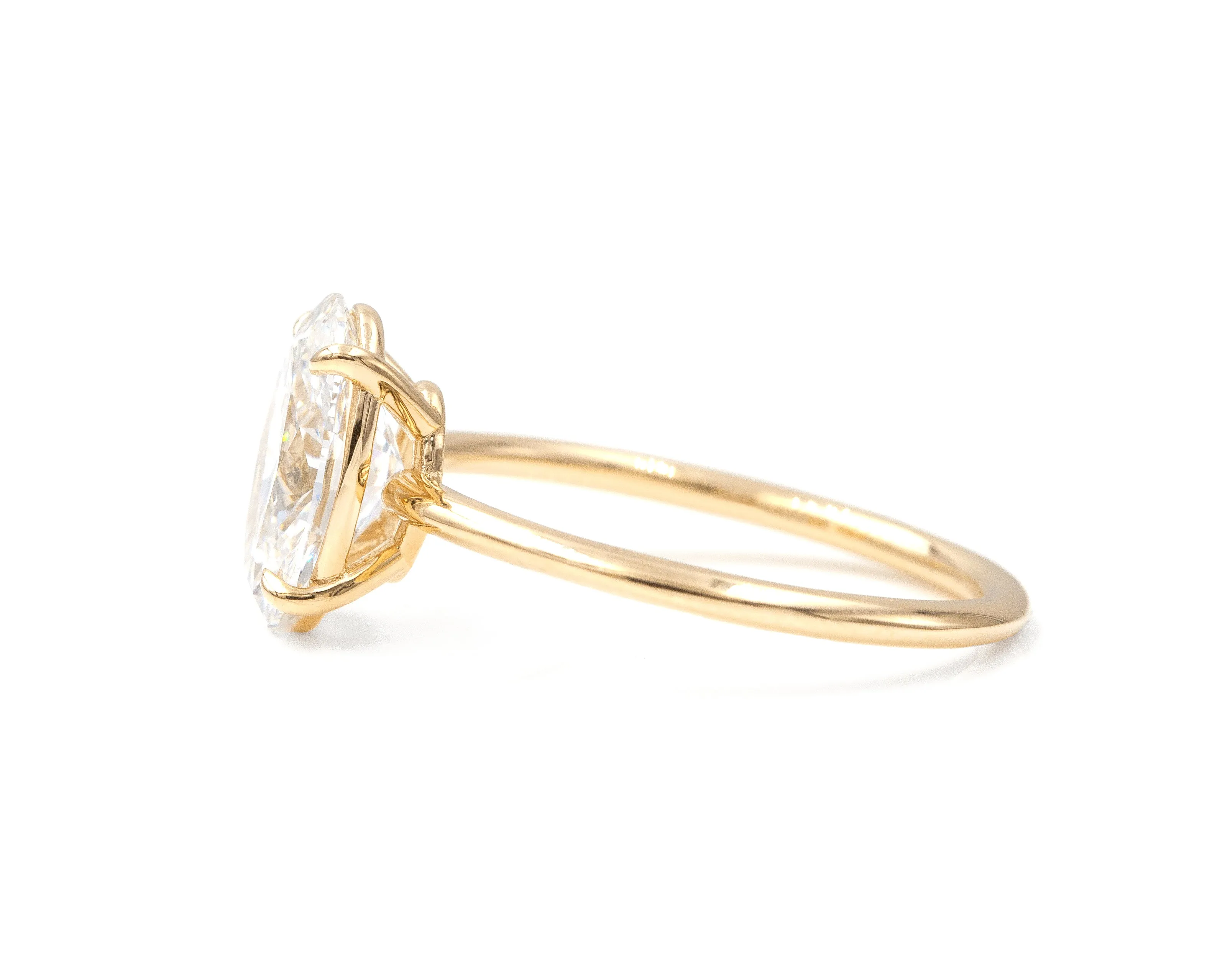 2.07-Carat Brilliant Cut Oval Diamond Solitaire