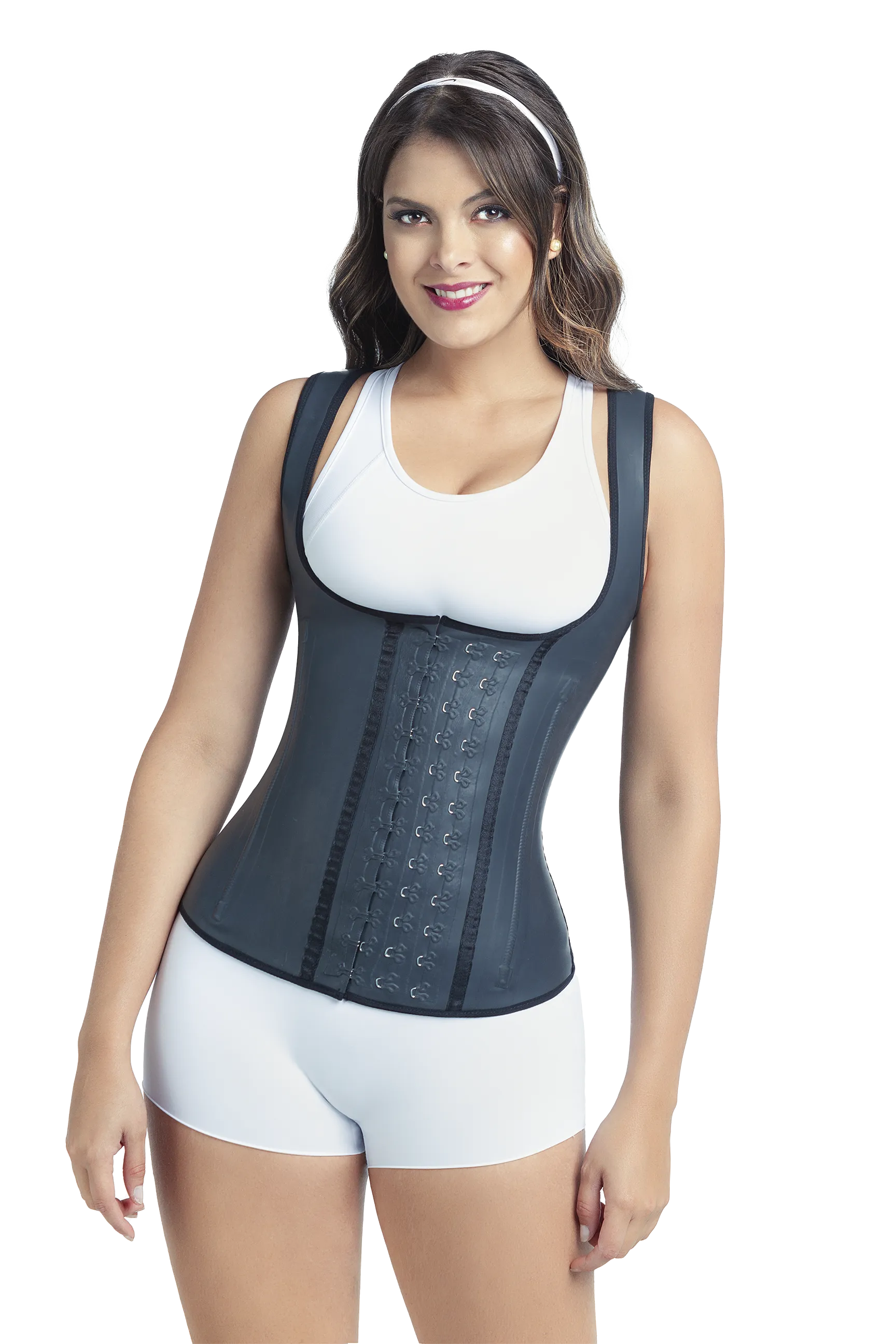 3 Hook Classic Latex Cincher Vest 1018