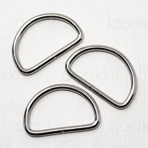 32mm D-ring  Silver