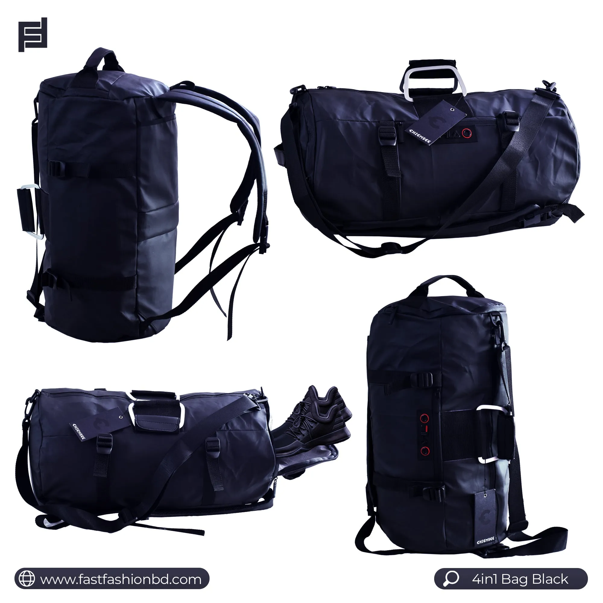 4in1 Bag Deep Navy Blue - Travel Bag / Gym Bag