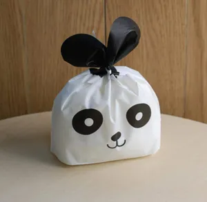 50 Pcs Panda Cookie Plastic Bags