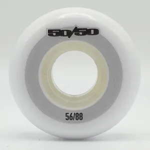 50/50 wheels 56mm 88a- White