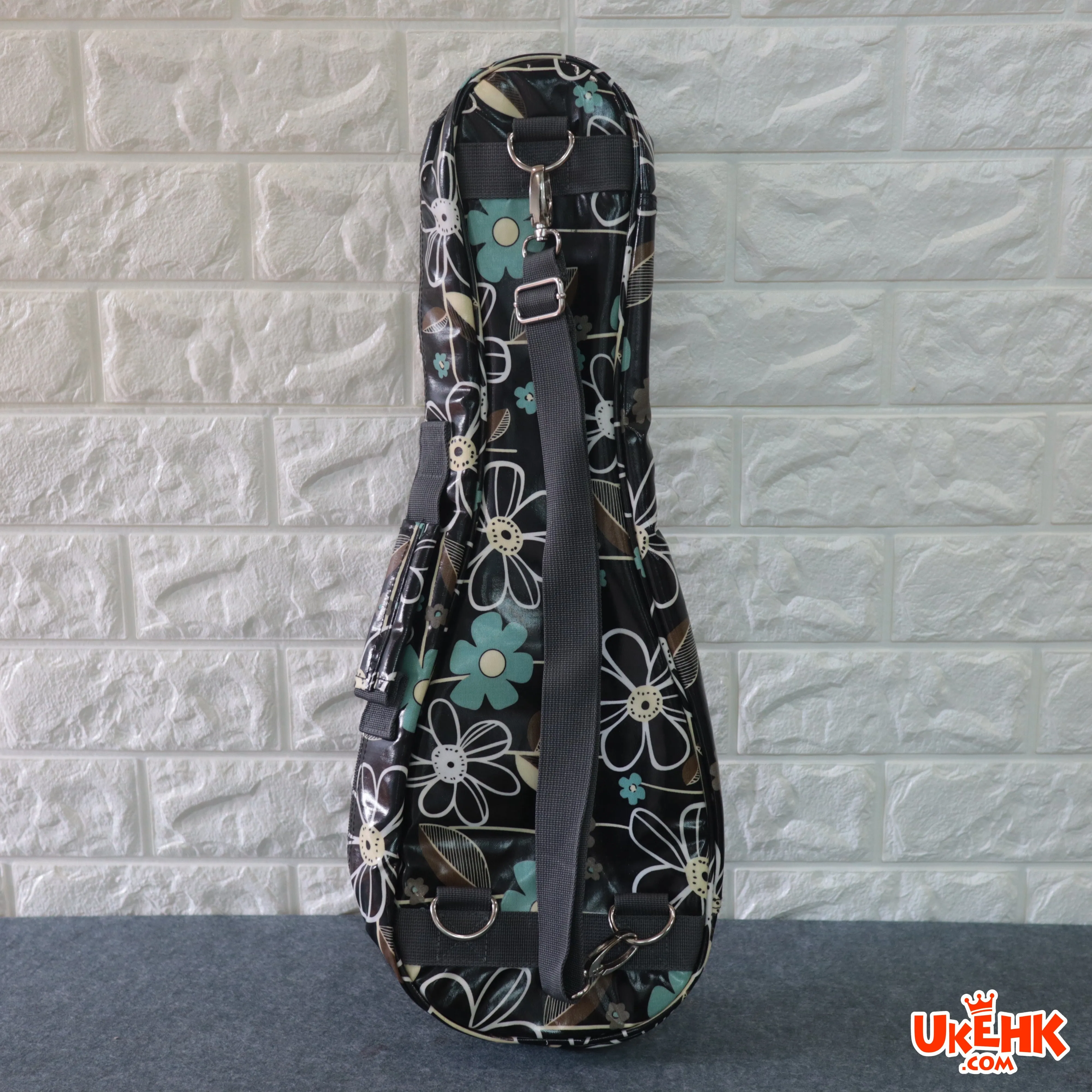 A'AMA Designer Series Gig Bag Soprano-Daisy Floral Black(DS-DAISY-BK-S)