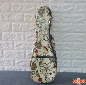 A'AMA Designer Series Gig Bag Soprano-Daisy Floral White(DS-DAISY-WT-S)