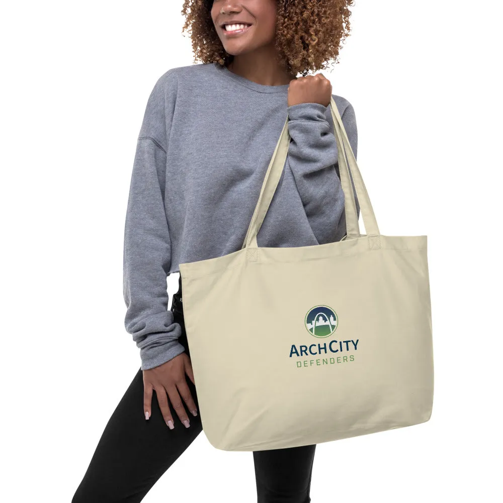 ACD Logo Large Organic Tote Bag