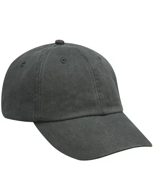 Adams Low-Profile Washed Pigment-Dyed Cap | Charcoal