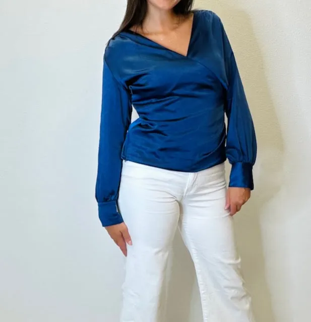 Alessandra Satin Top