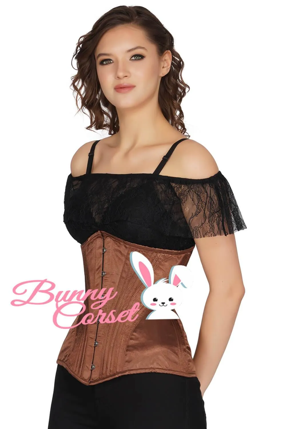 Alexandria Satin Waist Trainer Corset