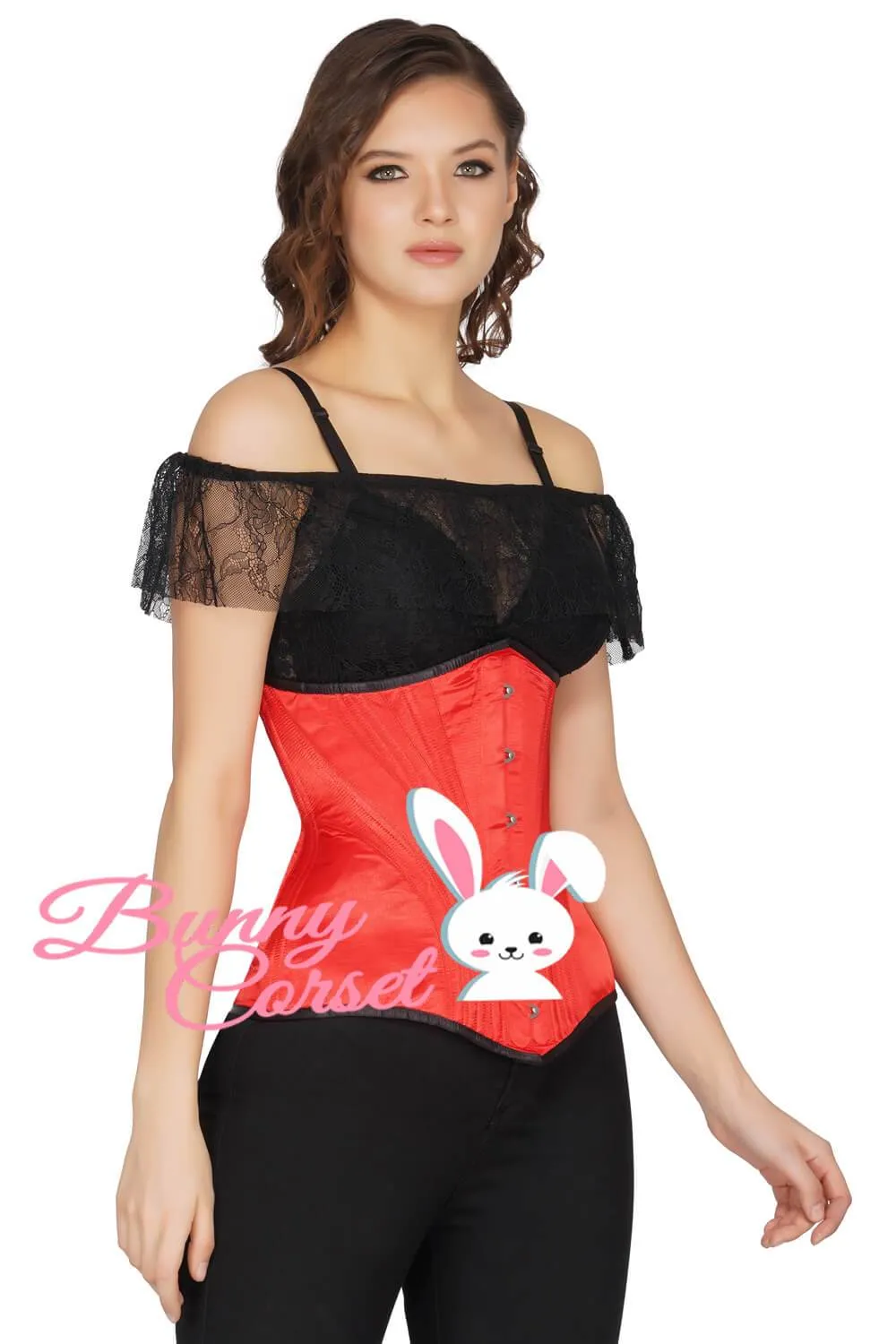 Alexandria Satin Waist Trainer Corset