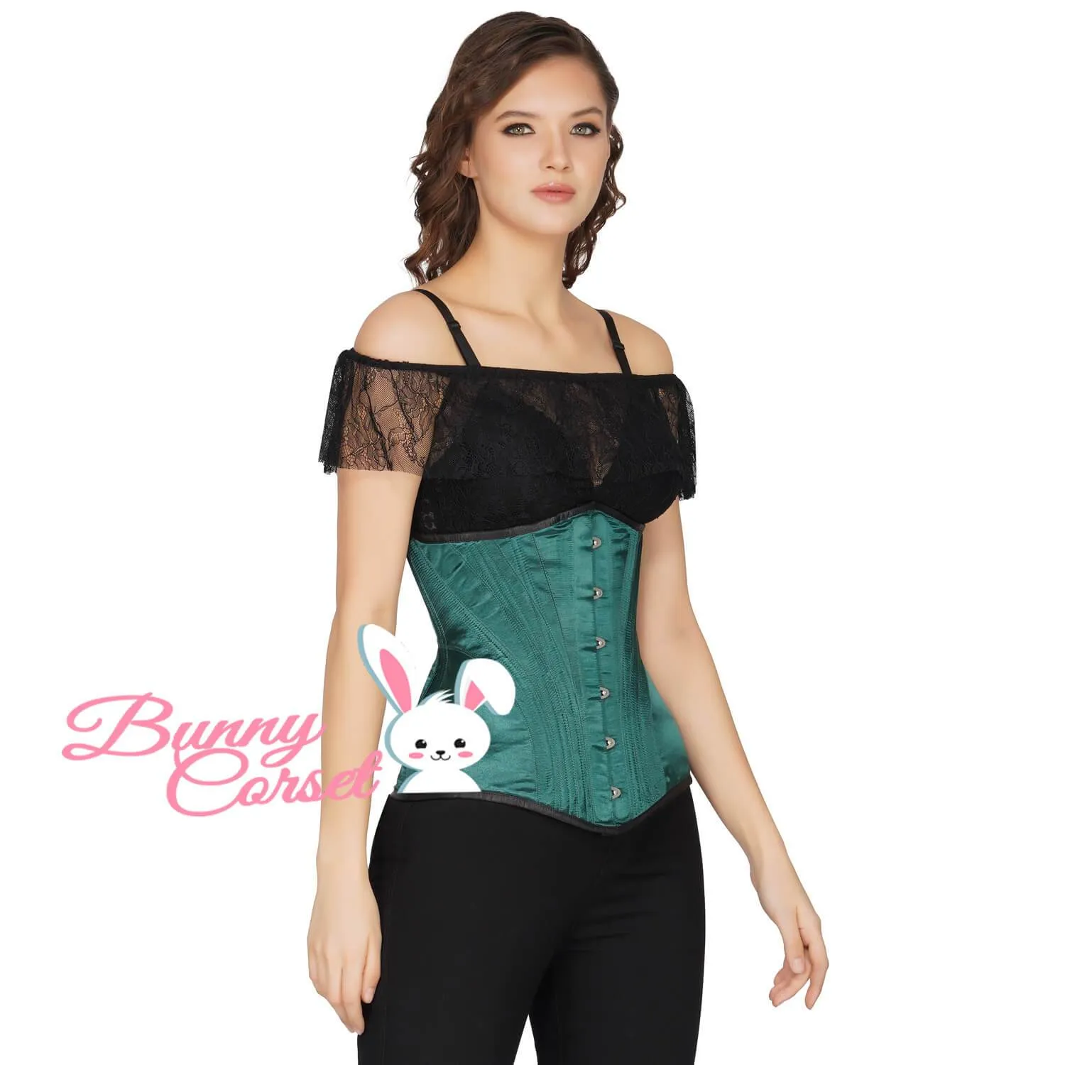 Alexandria Satin Waist Trainer Corset