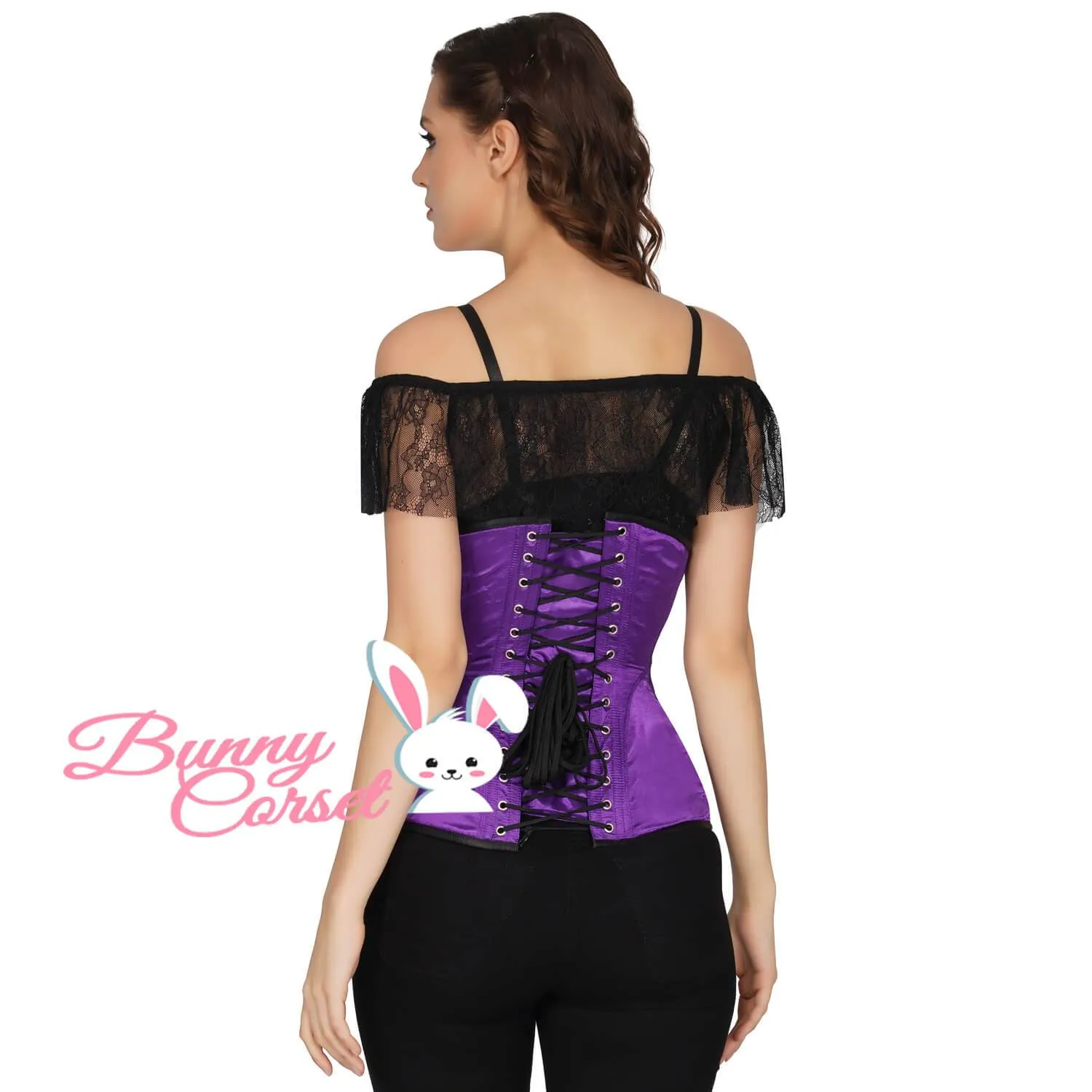 Alexandria Satin Waist Trainer Corset
