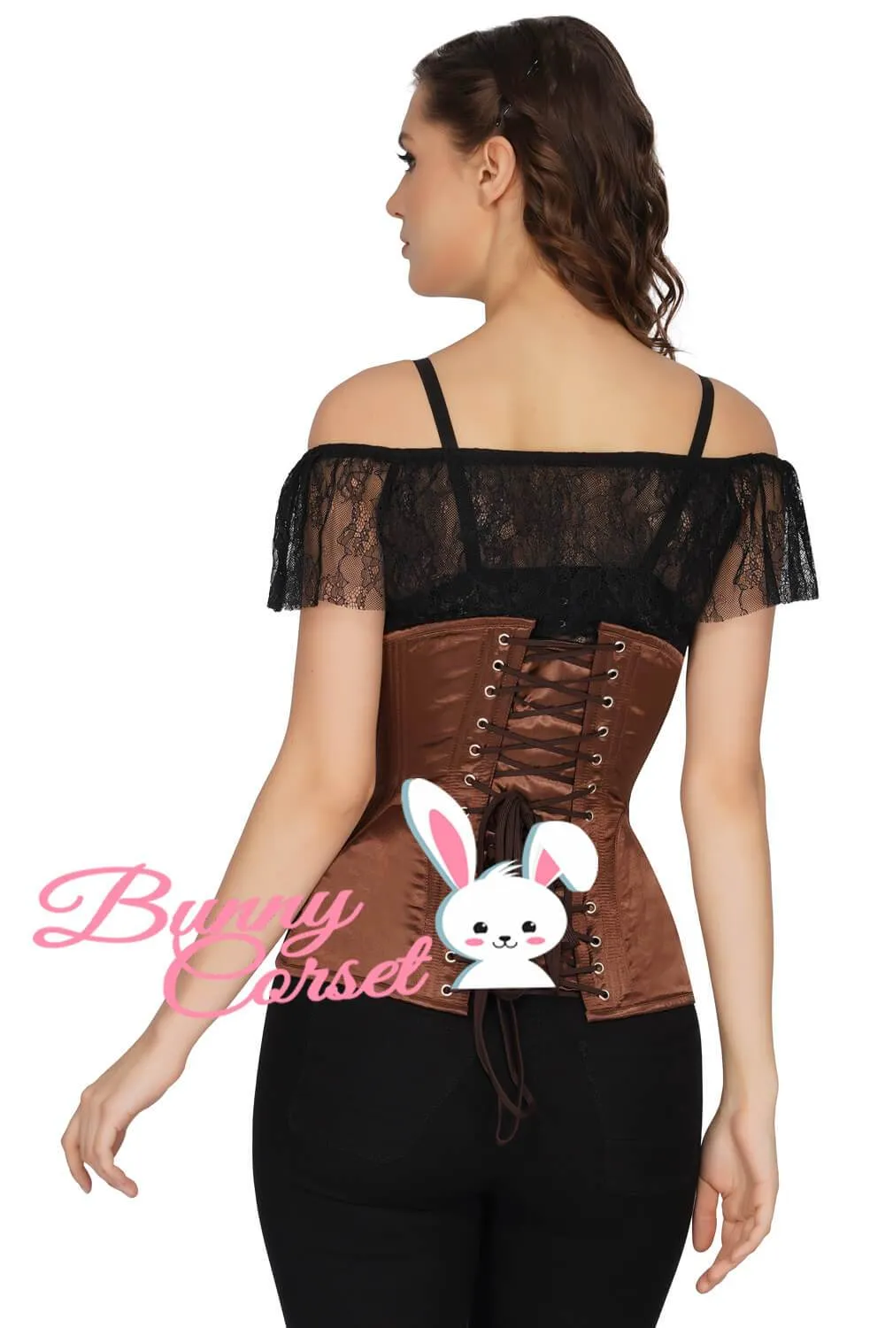 Alexandria Satin Waist Trainer Corset