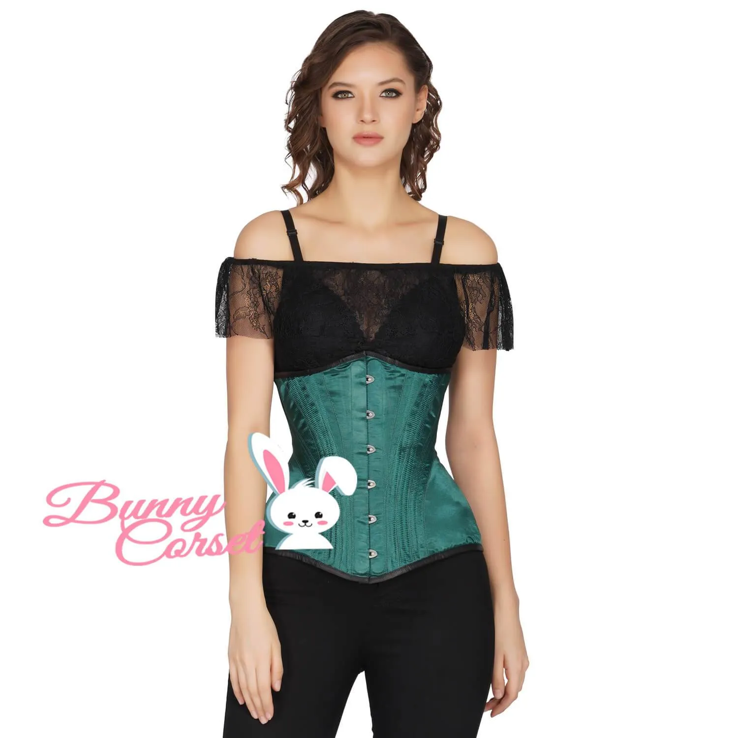 Alexandria Satin Waist Trainer Corset