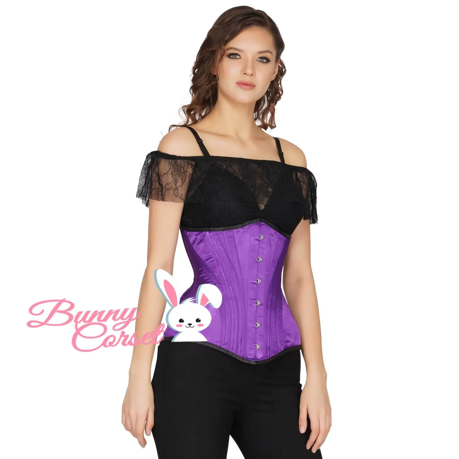 Alexandria Satin Waist Trainer Corset