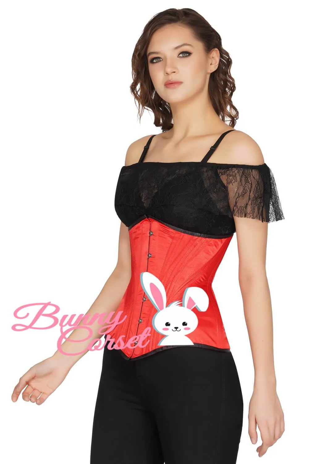 Alexandria Satin Waist Trainer Corset