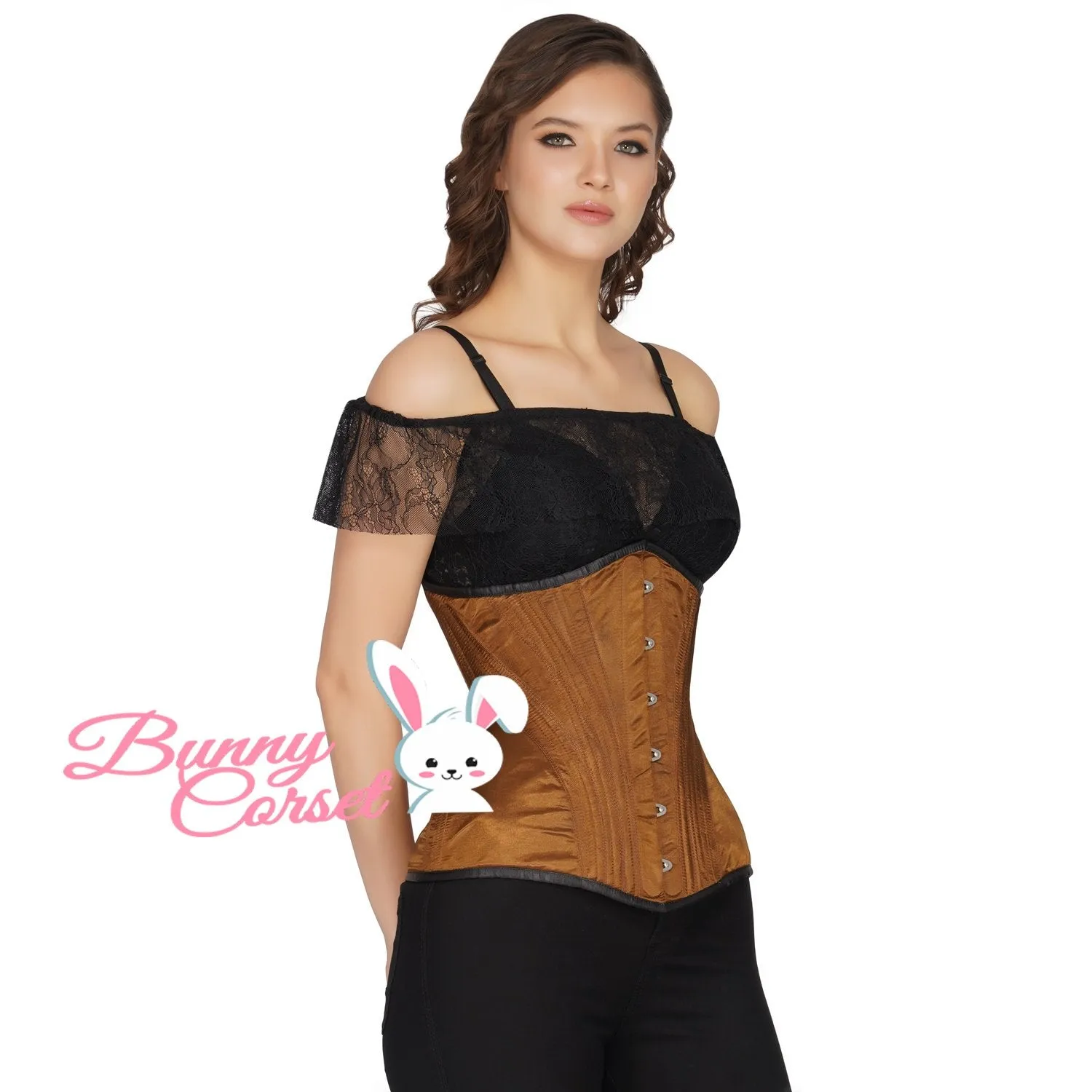 Alexandria Satin Waist Trainer Corset