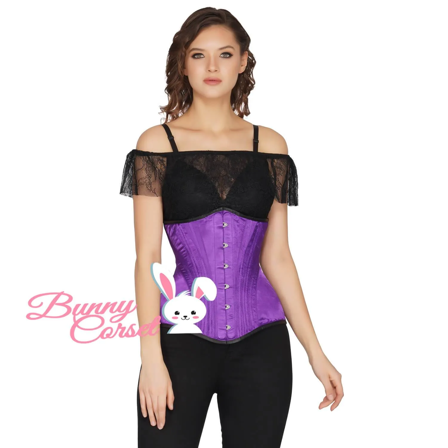 Alexandria Satin Waist Trainer Corset