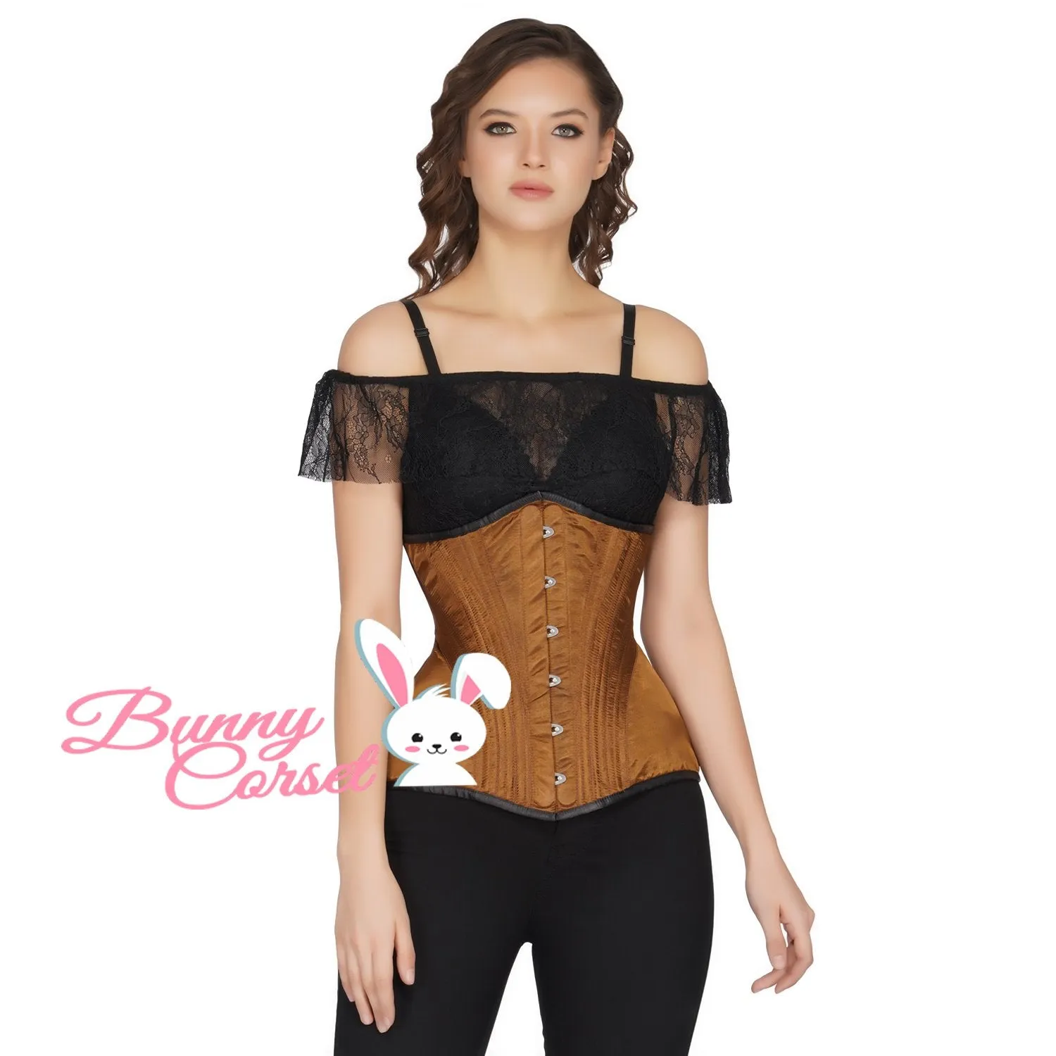 Alexandria Satin Waist Trainer Corset