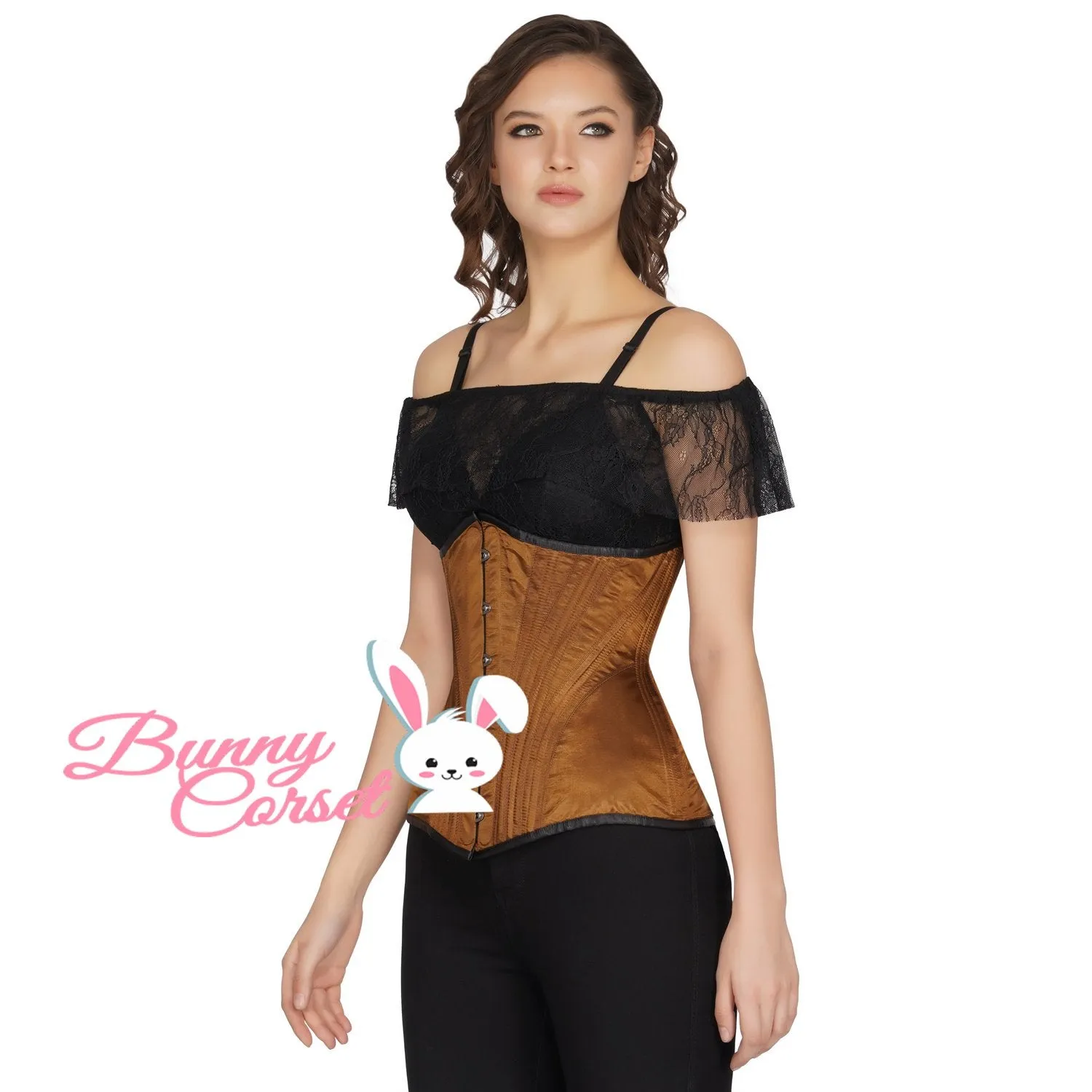 Alexandria Satin Waist Trainer Corset