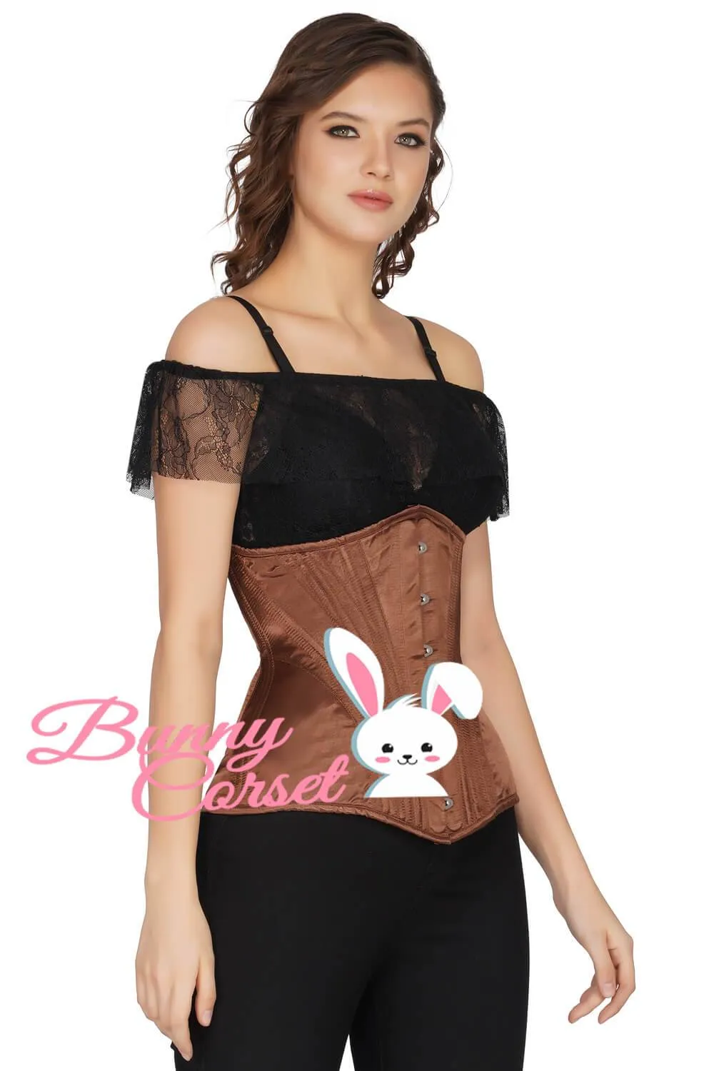 Alexandria Satin Waist Trainer Corset