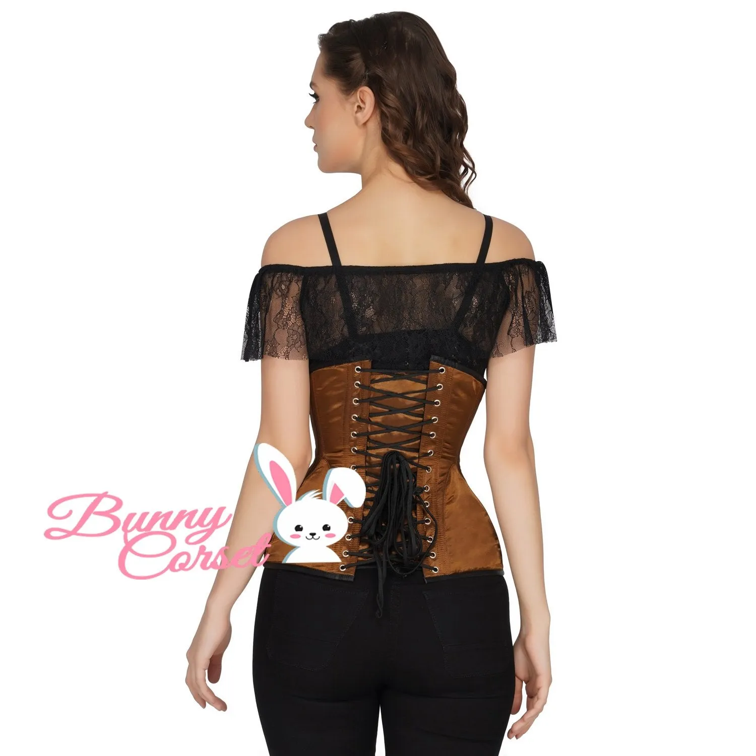 Alexandria Satin Waist Trainer Corset