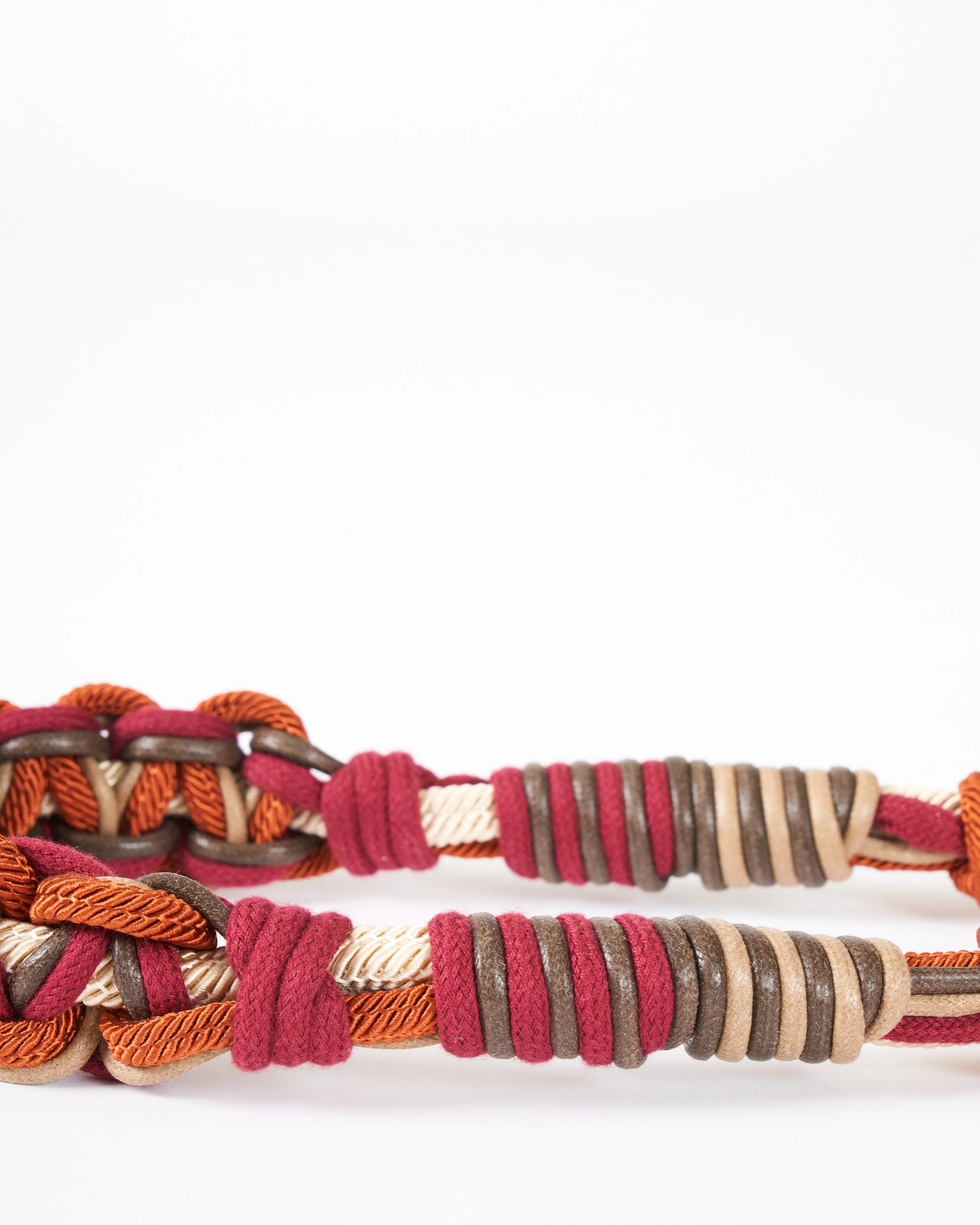 alice bag strap - browns & orange mix