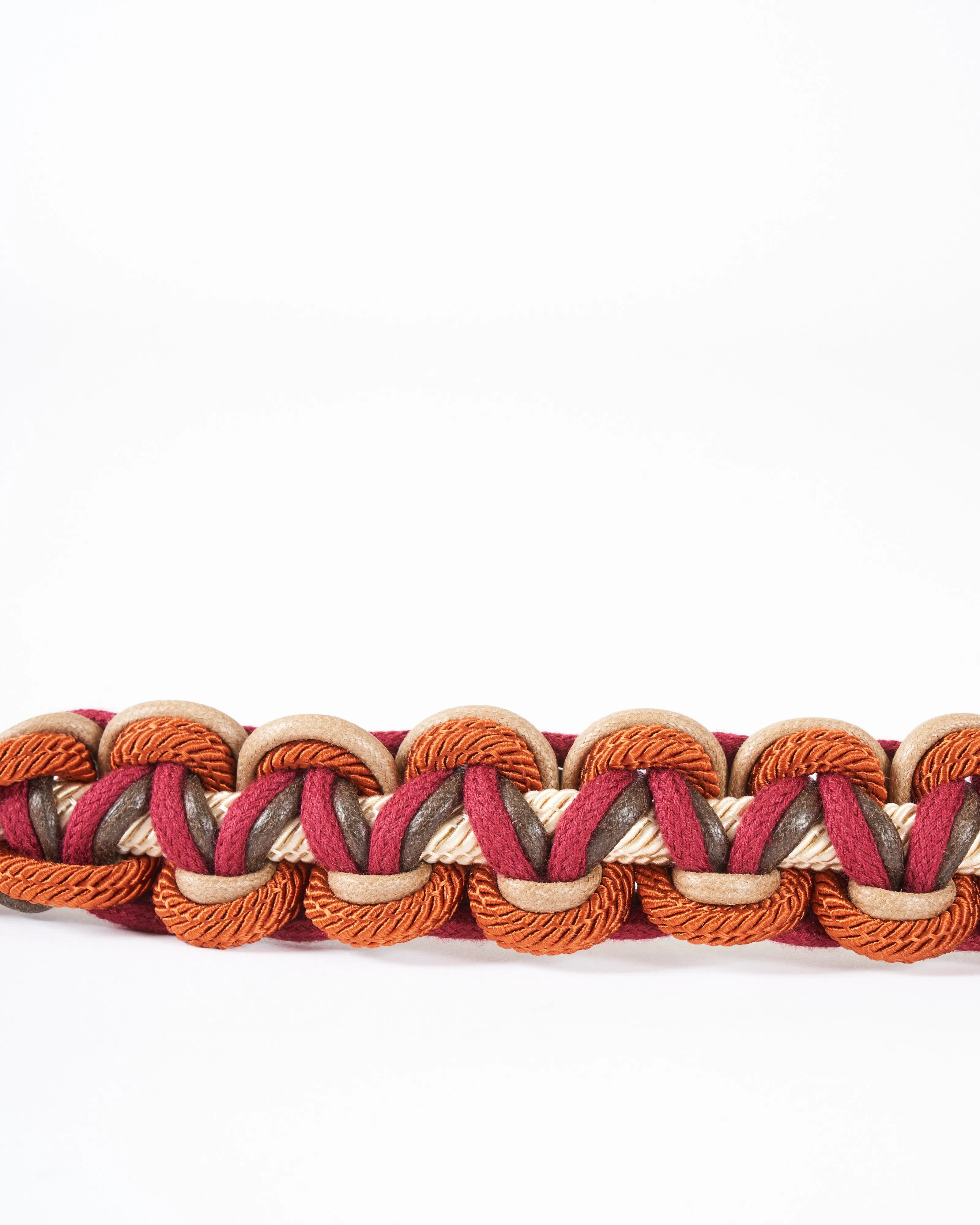 alice bag strap - browns & orange mix