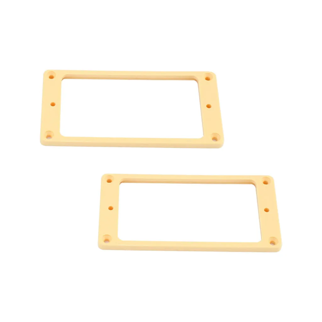 Allparts PC-0745-028 Cream Humbucking Guitar Pickup Rings, Non-slanted