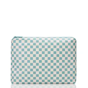 Aloha Mid Pouch Petite Check Tide On Sandstone