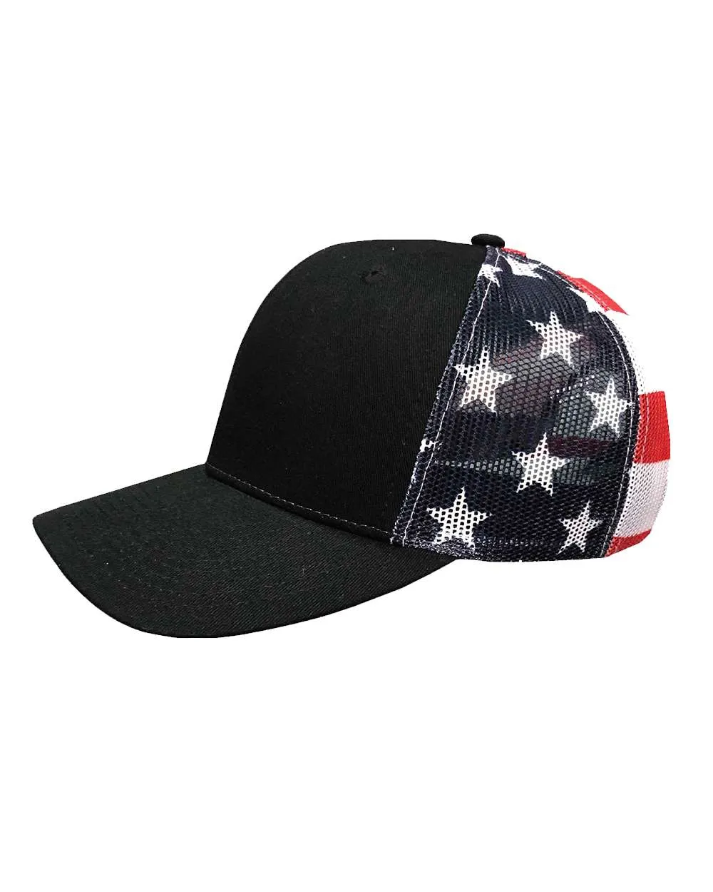 American Flag Trucker Cap