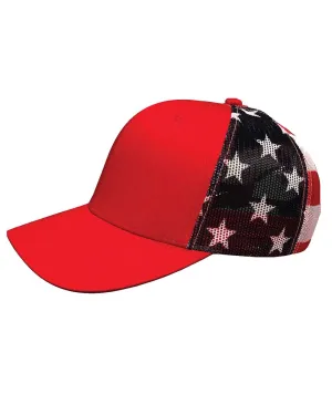 American Flag Trucker Cap