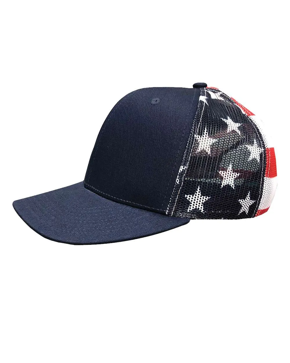 American Flag Trucker Cap