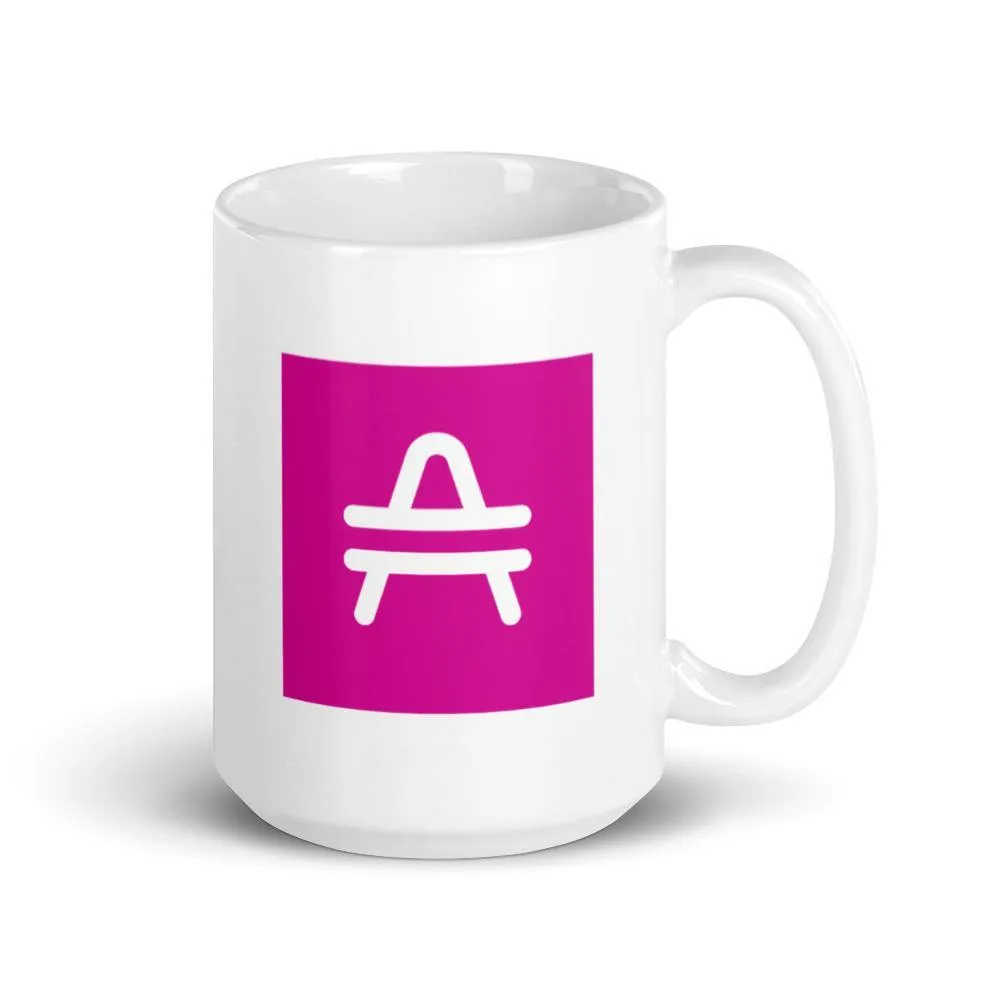 AMP Token Squared Alt-logo Glossy Mug