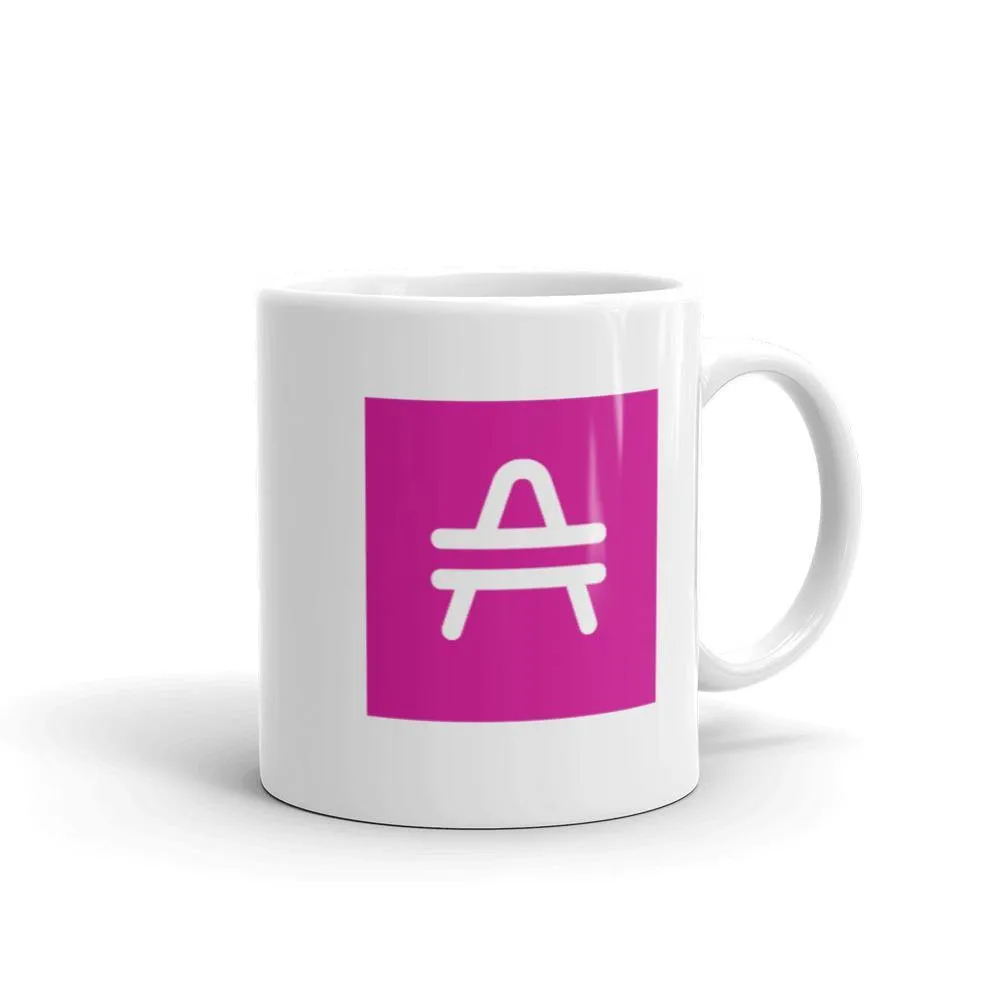 AMP Token Squared Alt-logo Glossy Mug