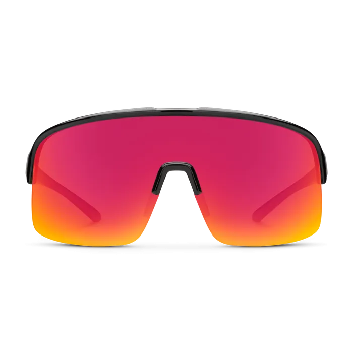 Amplify - Black   Polarized Red Mirror Lens