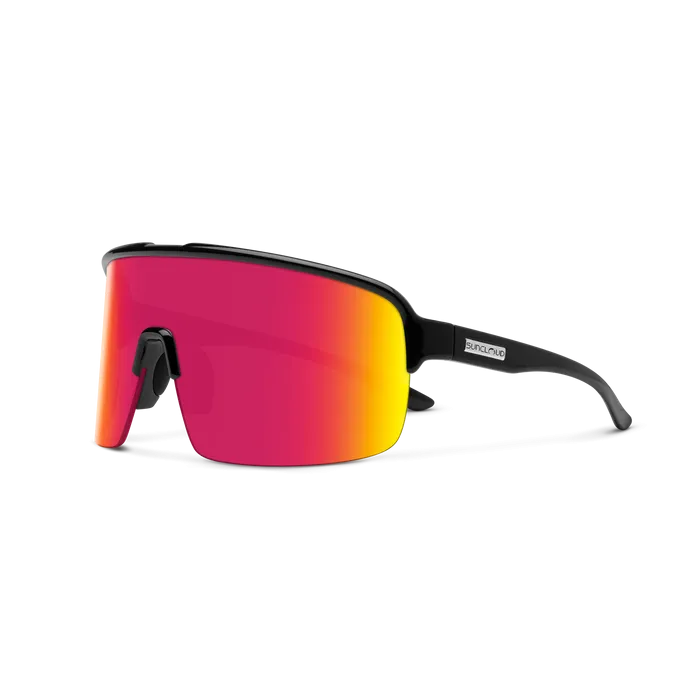 Amplify - Black   Polarized Red Mirror Lens