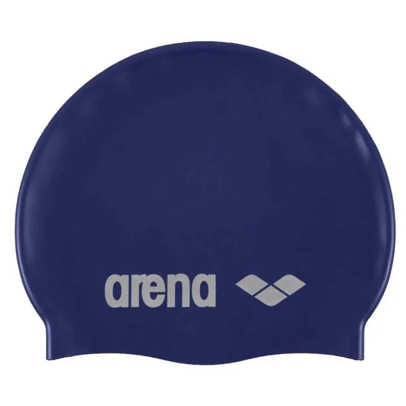 Arena Unisex Classic Silicone Swim Cap  - Denim/Silver